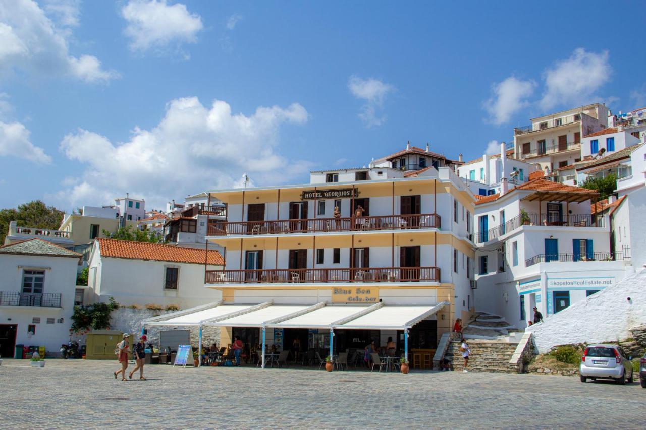 Georgios L Hotel Skopelos Town Bagian luar foto
